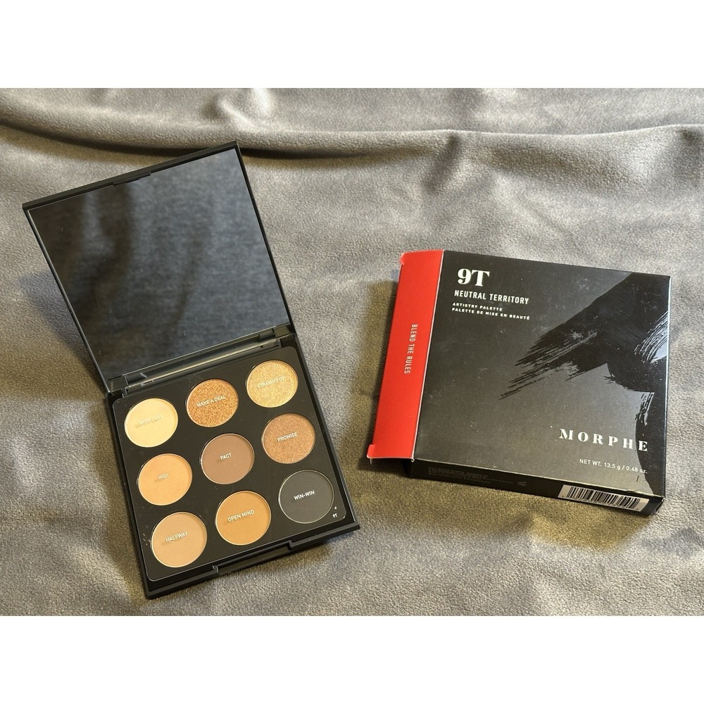 Morphe 9t Neutral Territory Artistry Pallette Eyeshadow Warm Makeup